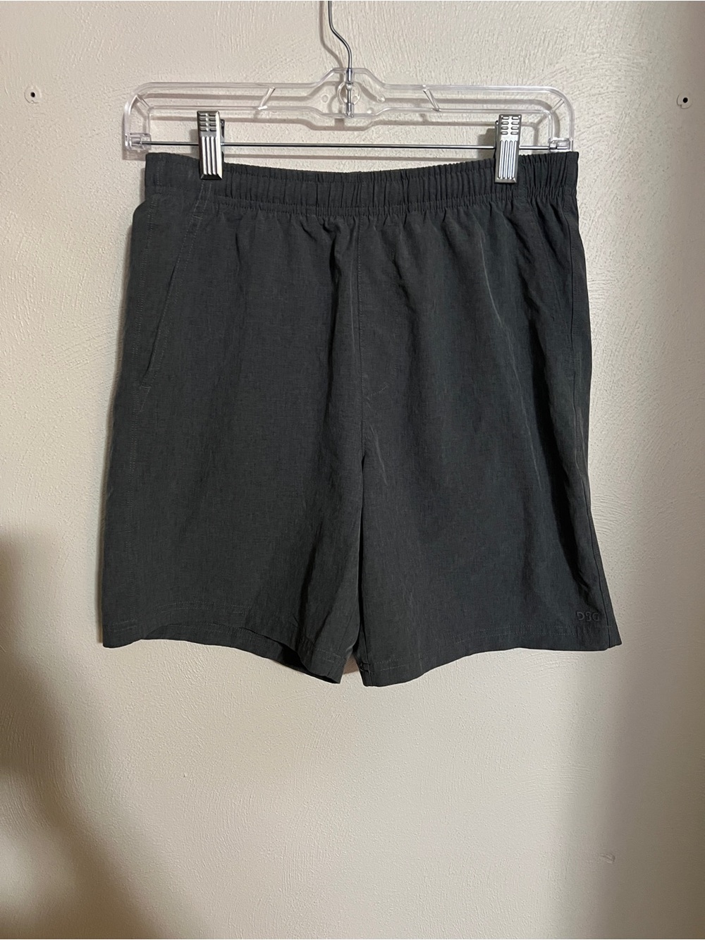 DSG Classic Lightweight Athletic Athleisure Casual Shorts Grey Boy's Size XL GUC